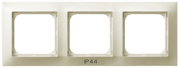 Ospel Impresja Бежевый Рамка 3-ая для выключатель IP-44