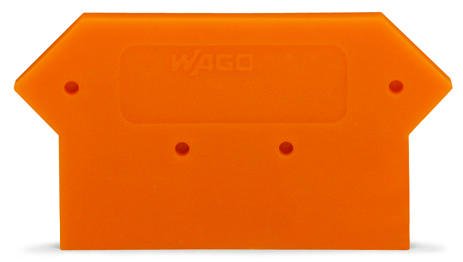 Wago Торцевая и промежуточная пластина 2.5 мм / 0.098 толшина, оранжевые 284-317