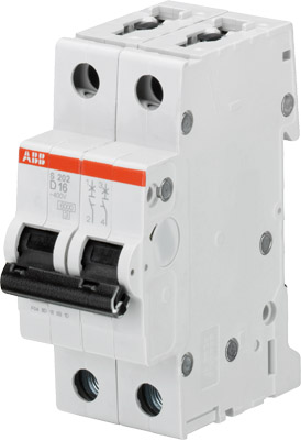 ABB Выключатель автоматический 2-полюсной S202 D25
