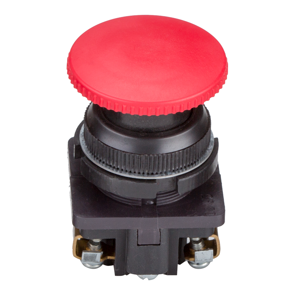 КЭАЗ Выключатель кнопочный КЕ 021-У3-исп.2 (красный)