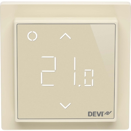 Devi Smart Терморегулятор интеллектуальный с Wi-Fi, бежевый, 16А