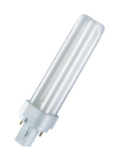 Osram Лампа люминесцентная компактная Dulux D 13W/840 G24d-1