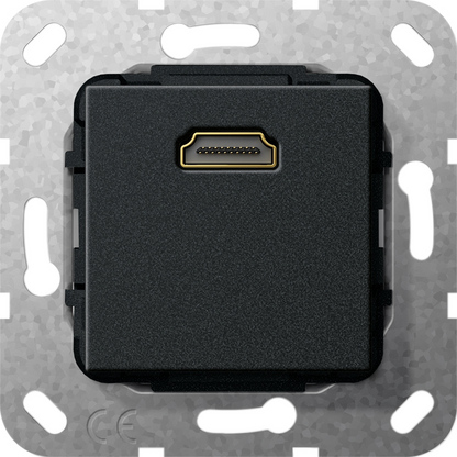 Gira S-55 Черный Разъем HDMI