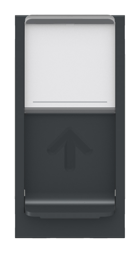 SE Unica Modular Антрацит Розетка компьютерная, RJ45, одиночная кат. 6 UTP, 1 модуль