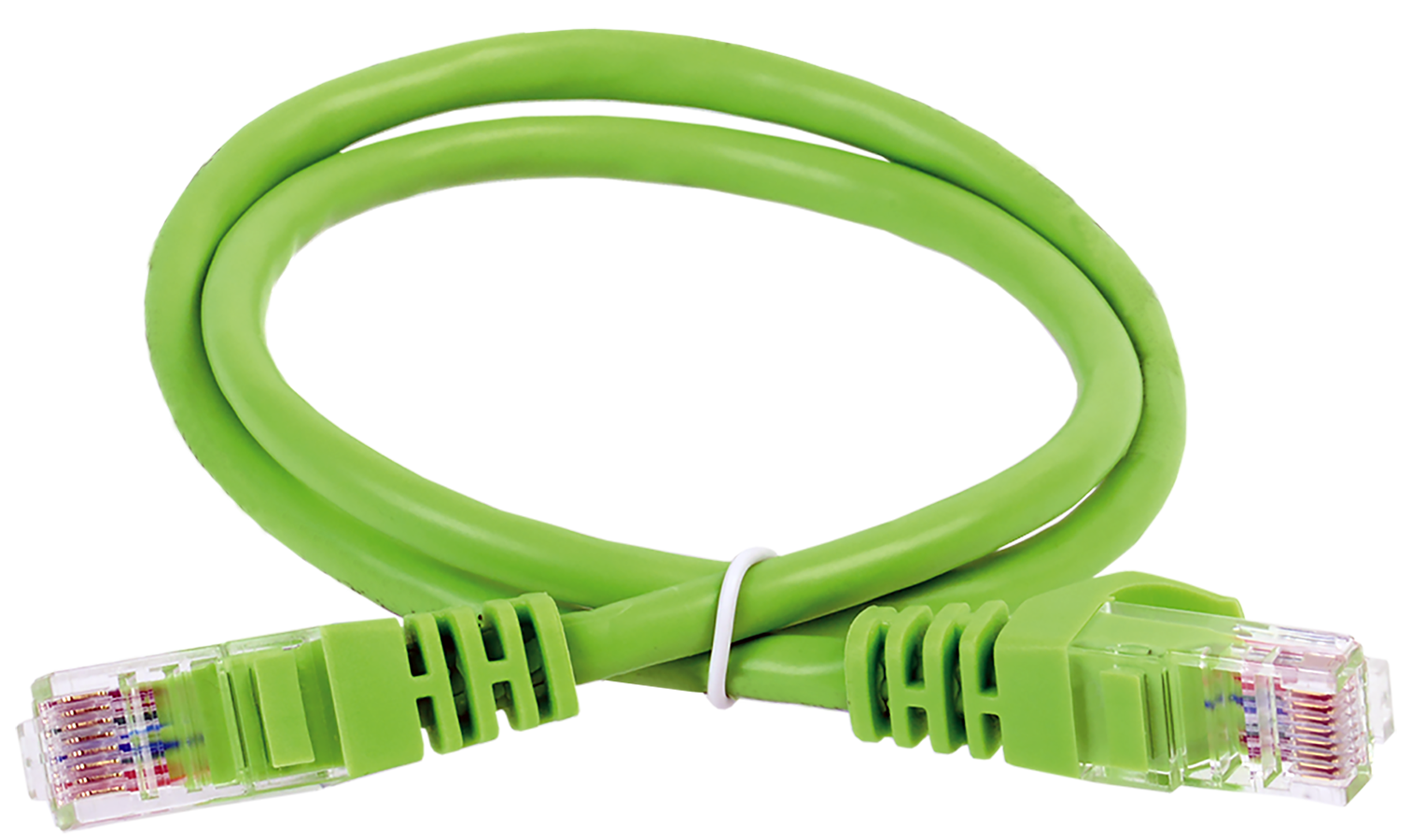 IEK ITK Коммутационный шнур кат. 6 UTP PVC 0,5м зеленый