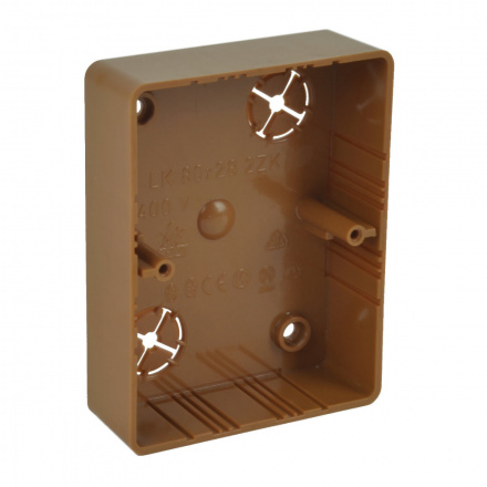 Kopos Коробка распределительная LK 80X28 2ZK (I2) 105х81х28 мм дуб