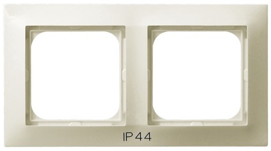 Ospel Impresja Бежевый Рамка 2-ая для выключатель IP-44
