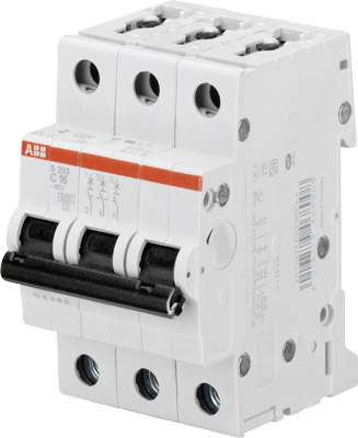 ABB Выключатель автоматический 3-полюсной S203 C20