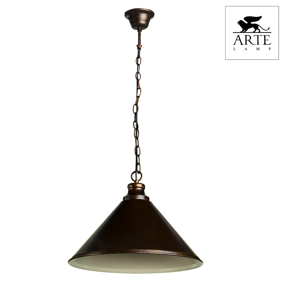 Arte Lamp Cone Коричневый Светильник подвесной 75W E27