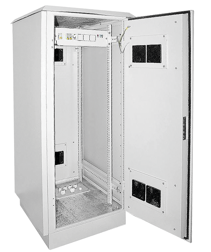 IEK ITK Шкаф уличный 19" 24U 720x860, IP55 металл двери, серый