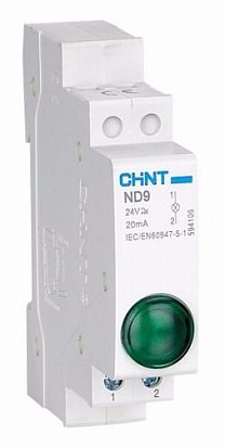 CHINT Индикатор ND9-1/w  белый , AC/DC230В (LED)