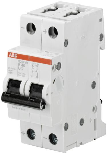 ABB Выключатель автоматический 2-полюсной S202M C4UC