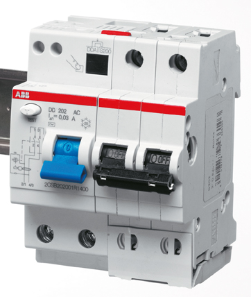 ABB Выключатель автоматический дифференциального тока 4мод. DS202 AC-C25/0,03