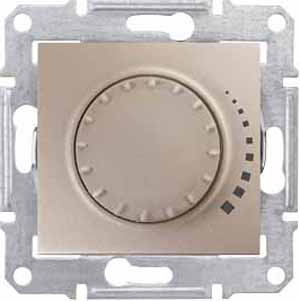 SE Sedna Титан Светорегулятор поворотный 25-325Вт, для л/н и г/л с обмот. трансформатором