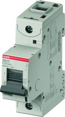 ABB Выключатель автоматический 1-полюсный S801S C6