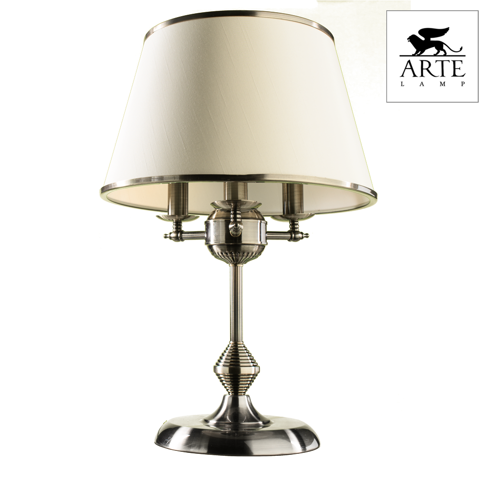 Arte Lamp Alice Бронза/Белая Лампа настольная декоративная 40W E14