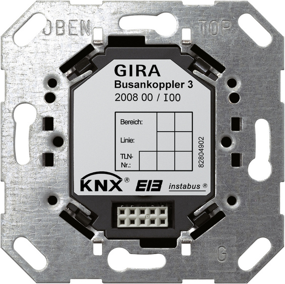 Gira KNX Коплер (Шинный контроллер 3) монтаж в коробку