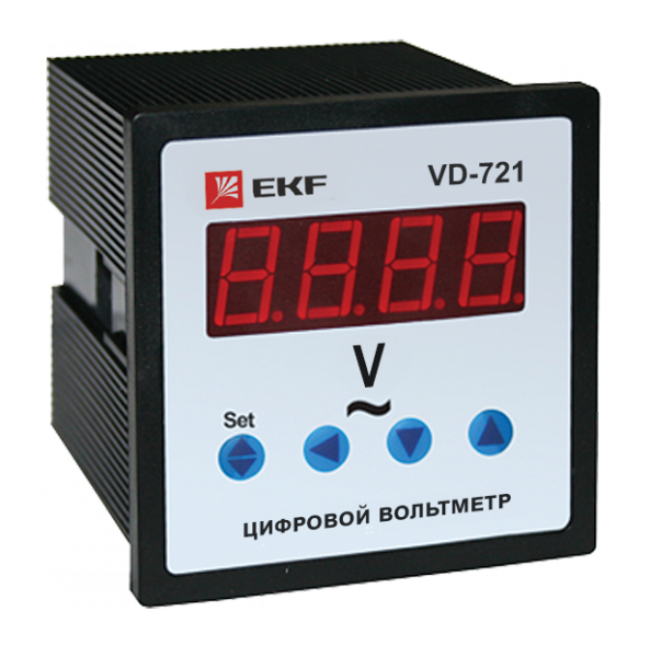 EKF VD-721 Вольтметр цифровой на панель (72х72) однофазный PROxima