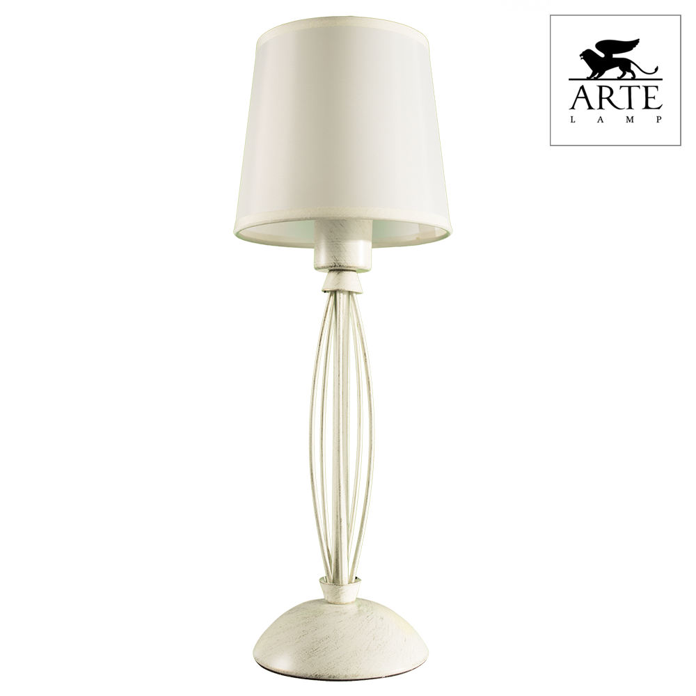 Arte Lamp Orlean Белая Лампа настольная декоративная 40W E27