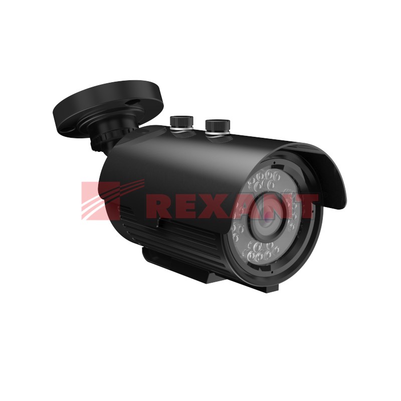 REXANT Цилиндрическая уличная камера AHD 1.3Мп (960P), объектив 2.8-12 мм., ИК до 50 м.