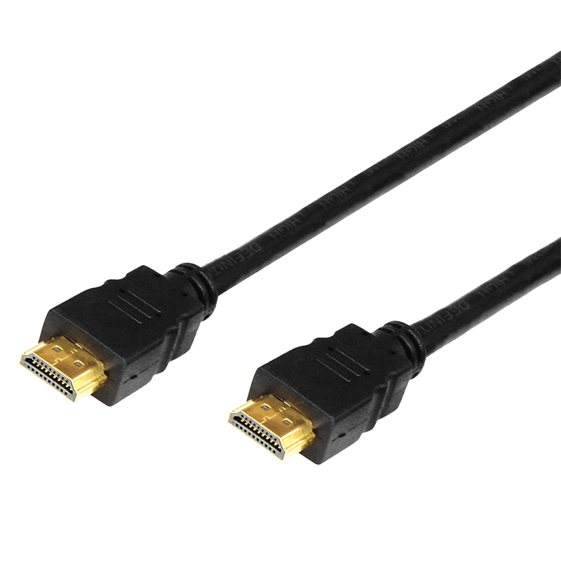 REXANT Шнур HDMI - HDMI с фильтрами, длина 3 метра (GOLD) (PE пакет) PROconnect