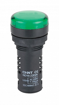 CHINT Индикатор ND16-22DS/4 зеленый АС 400В (R)