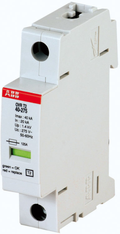 ABB OVR Ограничитель перенапряжения T2 1P 40 275 ( тип 2 )