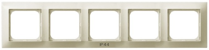 Ospel Impresja Бежевый Рамка 5-ая для выключатель IP-44