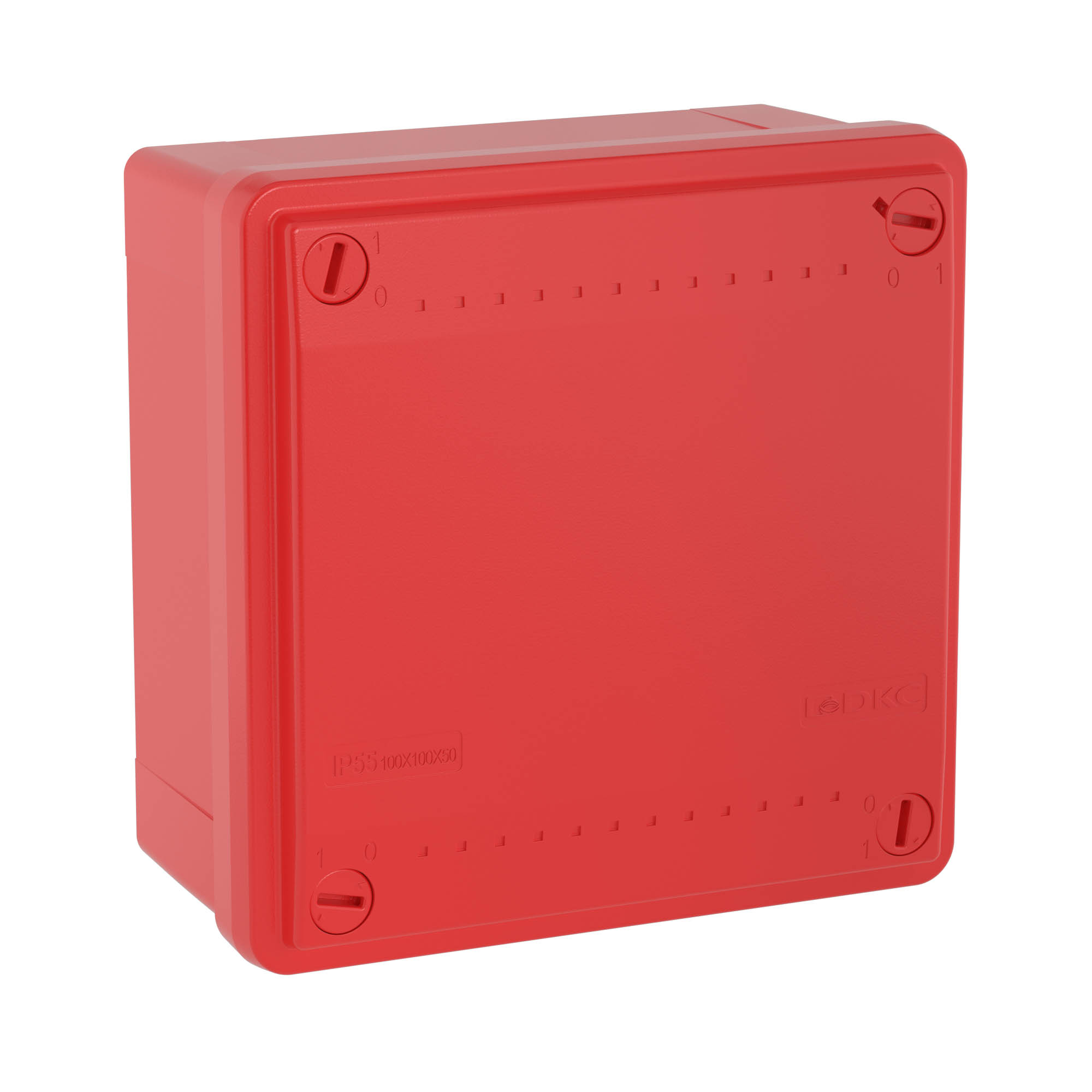 DKC Коробка ответвит. с гладкими стенками, IP56, 100х100х50мм,цвет красный