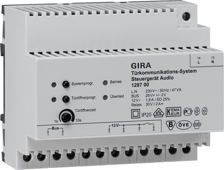 Gira REG Источник питания для аудиодомофона на DIN-рейку