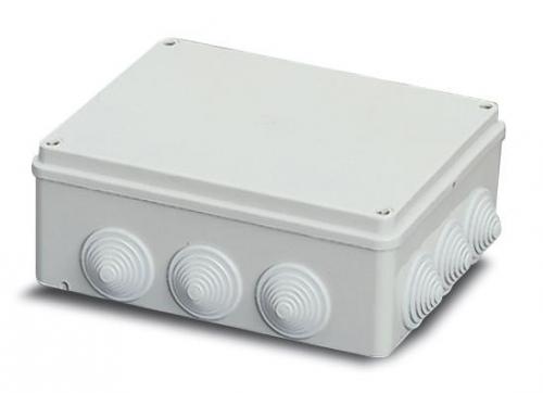 ABB Коробка распределительная накладная с коническими сальниками 220х170х80 IP 55