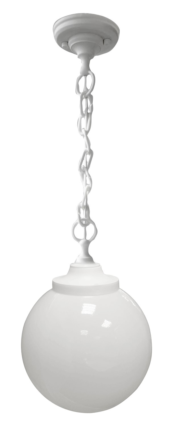ЭРА НСБ 01-60-251 Светильник садово-парковый, шар опал подвес цепь D=250 mm