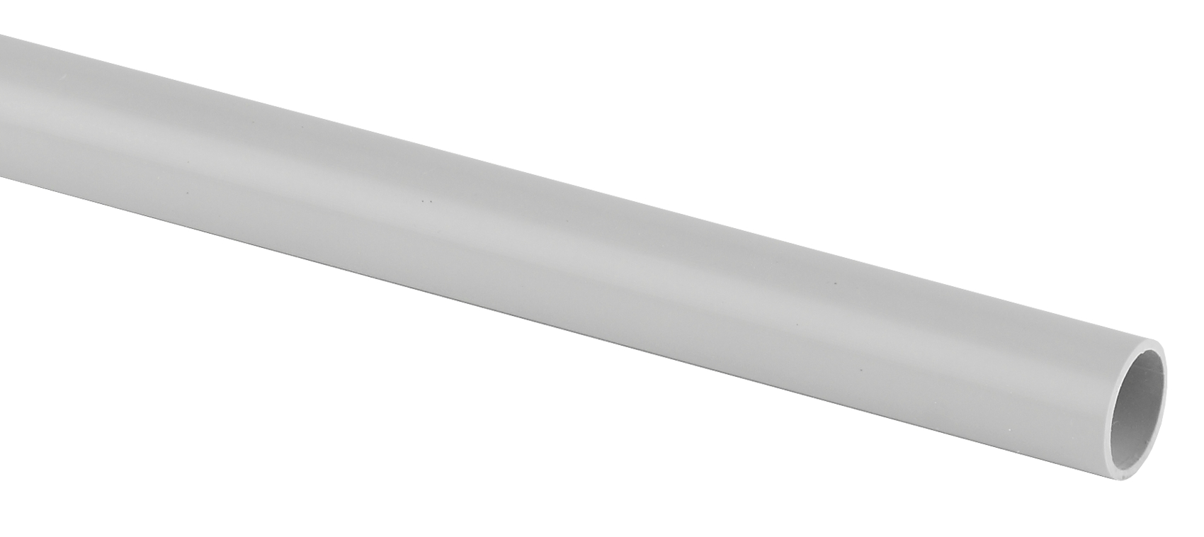 ЭРА TRUB-40-2-PVC Труба гладкая жесткая ПВХ (серый) d 40мм (2м)