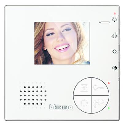 BT Door entry system. Белая Абонентская панель видеодомофона Classe100V12B, 2-проводная,цветной LCD-дисплей 3.5",hands-free