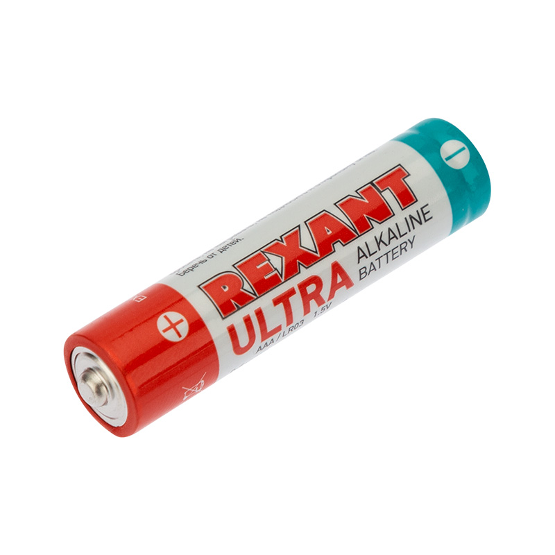 REXANT Ультра алкалиновая батарейка AAA/LR03 1,5 V 1300 mAh