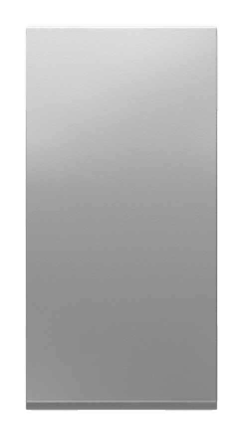 SE Unica Modular Алюминий Выключатель 1-клавишный, кнопочный, сх. 1, 10A, 1 модуль