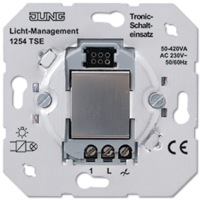 JUNG Мех Выключатель электронныхный 50-420 Вт/ВА для л/н и электронныхных трансформаторов