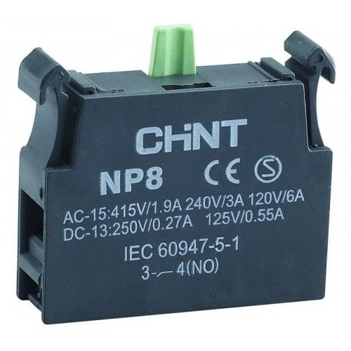 CHINT Блок контактный 1НО для NP8 (R)