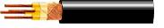 Кабель связи акустический медь КММ 2x0.35 черный ГОСТ