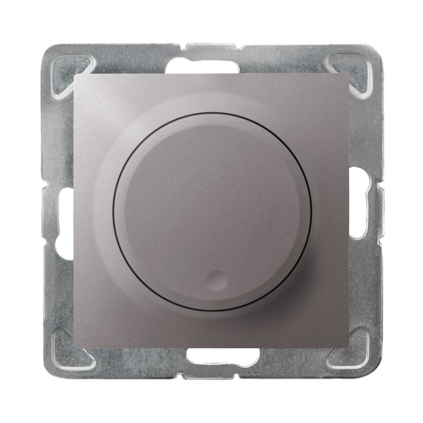 Ospel Impresja Титан Светорегулятор поворотно-нажимной для нагрузки лампами
накаливания, галогенными и LED