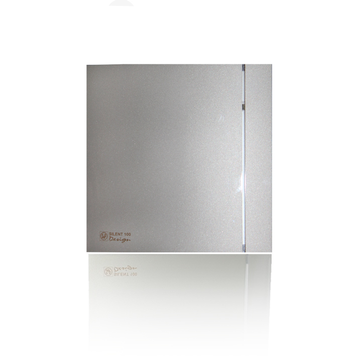S&P SILENT DESIGN Серебрянный Вентилятор 185 куб.м/ч, 16 Вт, 118 мм, малошумный