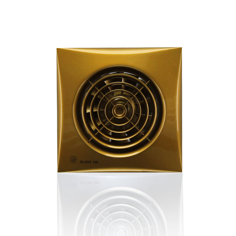 S&P SILENT Вентилятор Золото 95 куб.м/ч, 8 Вт, 100 мм, малошумный