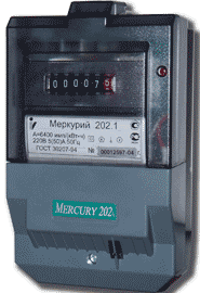 Меркурий Электросчетчик 202.5 5-60А 230В (к.т.1.0; однотар.; МОУ; имп.вых.)