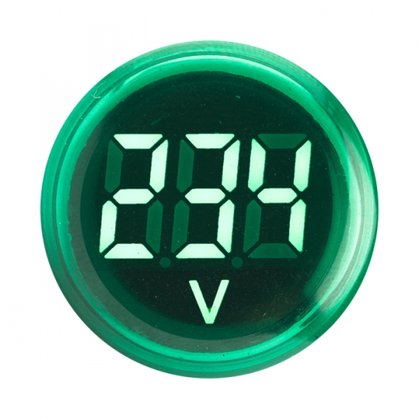 EKF Индикатор значения напряжения зеленый ED16-22VD PROxima