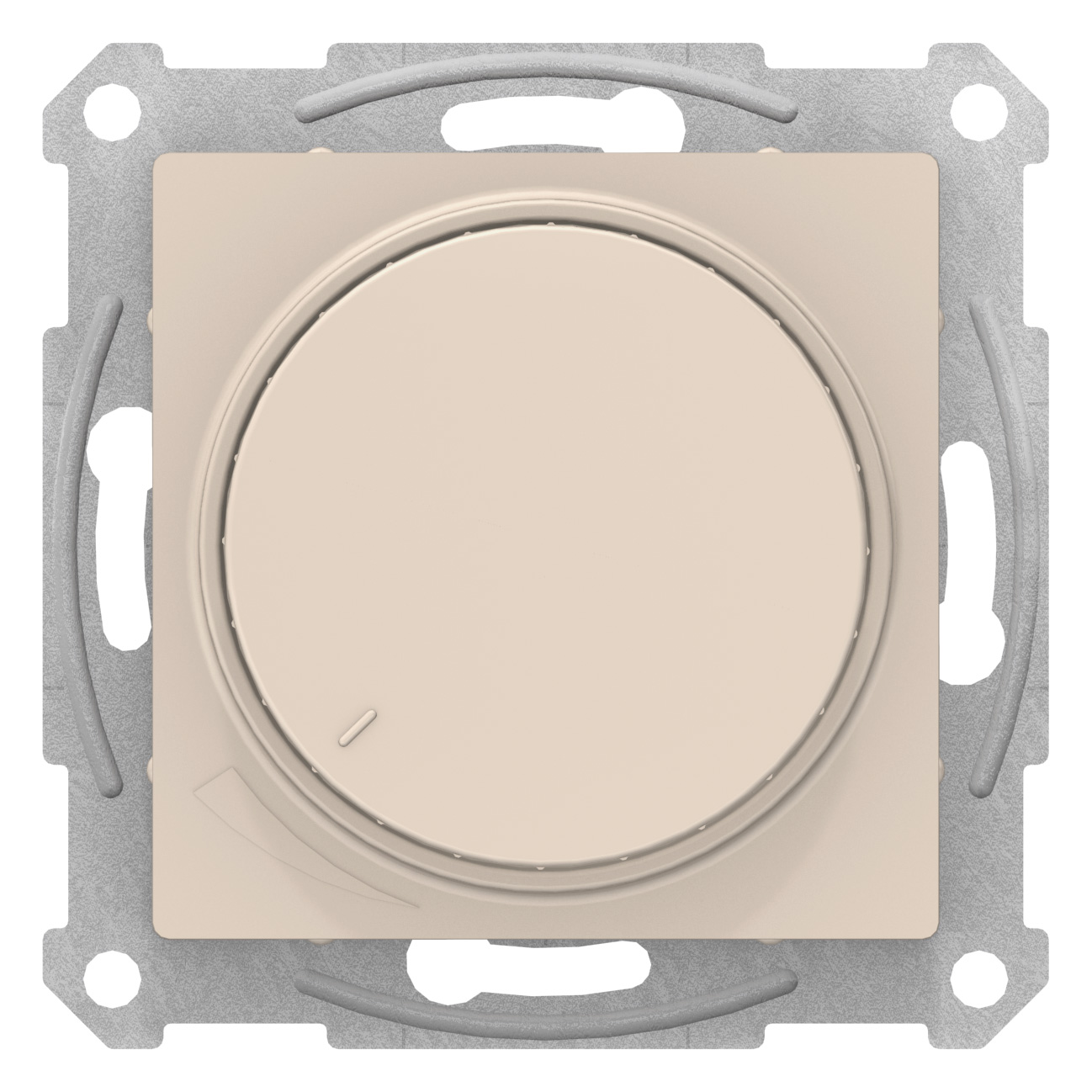 SE AtlasDesign Беж Светорегулятор (диммер) поворотно-нажимной, 315Вт, мех.