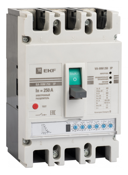 EKF Выключатель автоматический ВА-99М  400/400А 3P 65кА с электронным расцепителем PROxima