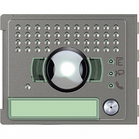 BT Лицевая панель аудио-видео модуля ш/у + 1 кнопка вызова, Robur