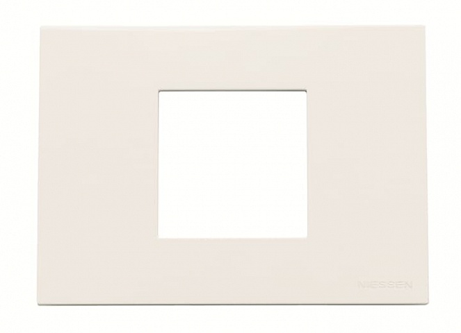 ABB Рамка итальянского стандарта 3M, 2-модульная, базовая, серия Zenit, цвет альпийский белый