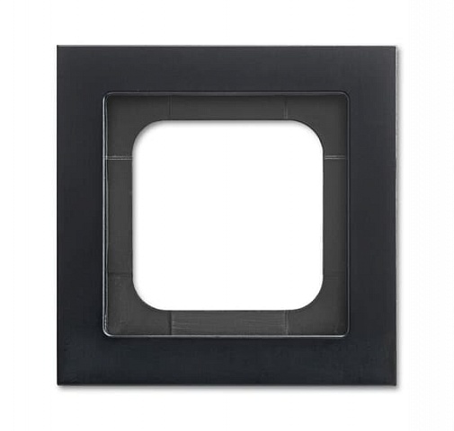 ABB Axcent металл/матовый черный Рамка 1-постовая