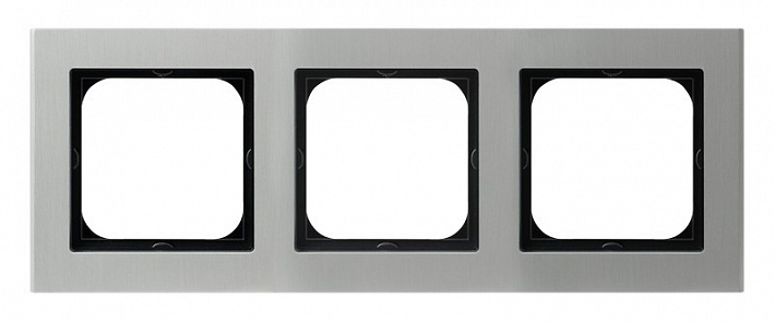 Ospel Sonata Алюминий Рамка 3-ая (6 мм без вставки)